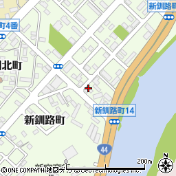 北海道釧路市新釧路町6-5周辺の地図