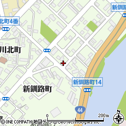 北海道釧路市新釧路町7-1周辺の地図