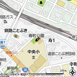 寿町公園周辺の地図