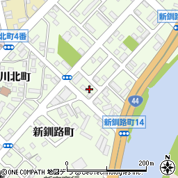 北海道釧路市新釧路町7-12周辺の地図