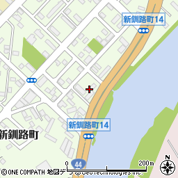 北海道釧路市新釧路町10周辺の地図