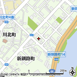 北海道釧路市新釧路町7周辺の地図