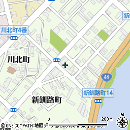 北海道釧路市新釧路町7-4周辺の地図