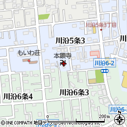 本顕寺周辺の地図