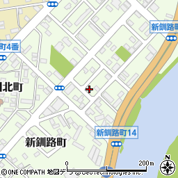 北海道釧路市新釧路町9-3周辺の地図