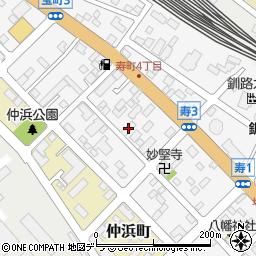 大嘉産業釧路支店周辺の地図