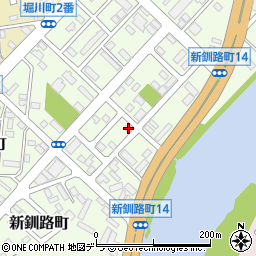 北海道釧路市新釧路町9-9周辺の地図