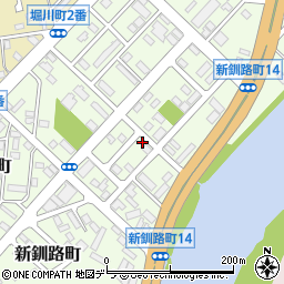 北海道釧路市新釧路町9-7周辺の地図
