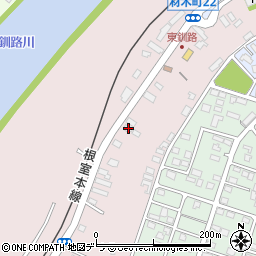 北海道釧路市材木町21-11周辺の地図
