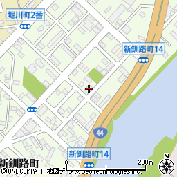 北海道釧路市新釧路町12-23周辺の地図