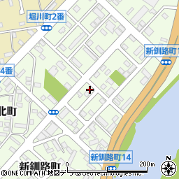 北海道釧路市新釧路町8-9周辺の地図