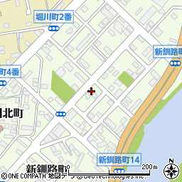 北海道釧路市新釧路町8-6周辺の地図