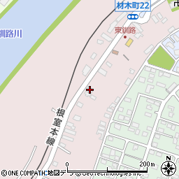 北海道釧路市材木町21-12周辺の地図