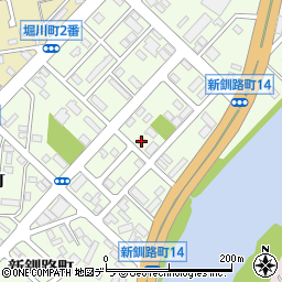 北海道釧路市新釧路町12-2周辺の地図