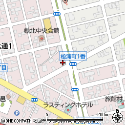 ゆあみ茶屋釧路若松店周辺の地図