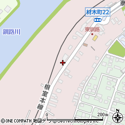 北海道釧路市材木町22-31周辺の地図
