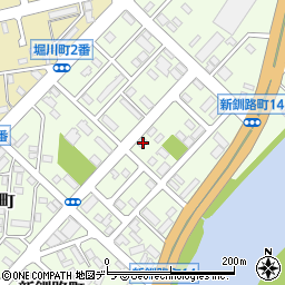 北海道釧路市新釧路町12-7周辺の地図