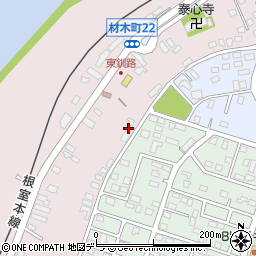 北海道釧路市材木町21-70周辺の地図