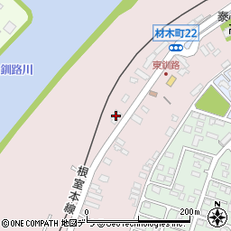 コープ商事物流株式会社釧路事業所周辺の地図