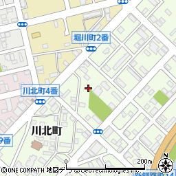北海道釧路市川北町周辺の地図