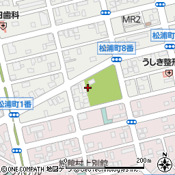 松浦公園トイレ周辺の地図