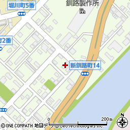 北海道釧路市新釧路町13-11周辺の地図