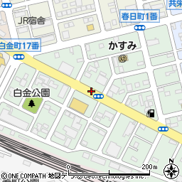 北海道釧路市白金町周辺の地図
