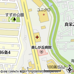 ジープ札幌清田周辺の地図