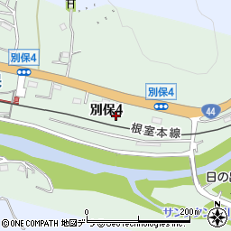 北海道釧路町（釧路郡）別保周辺の地図