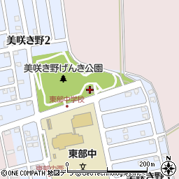 北広島市美咲き野会館周辺の地図