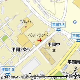 イオンバイク札幌平岡店周辺の地図