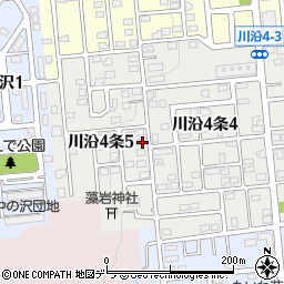 北海道札幌市南区川沿４条5丁目3-3周辺の地図