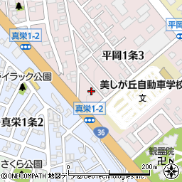 タマホーム株式会社　札幌・清田店周辺の地図