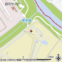 北海道北広島市東の里27周辺の地図