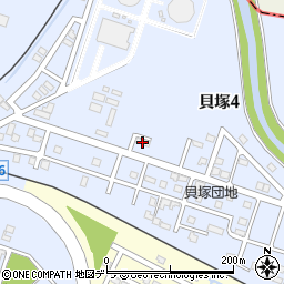 釧路市上下水道部職員住宅周辺の地図