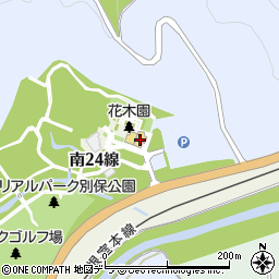 釧路町役場　別保公園ツリーハウス周辺の地図