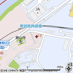 北海道釧路市材木町21-42周辺の地図