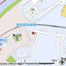 北海道釧路市材木町21-43周辺の地図