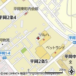 札幌ヤクルト平岡配送センターＡ周辺の地図
