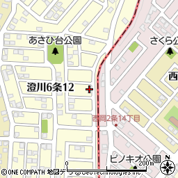 ふれ愛澄川南保育園周辺の地図