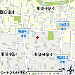 北海道札幌市南区川沿４条3丁目7-35周辺の地図