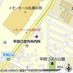 無添くら寿司 札幌平岡店周辺の地図