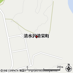 北海道夕張市清水沢清栄町周辺の地図