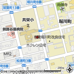 北海道釧路市双葉町4-38周辺の地図
