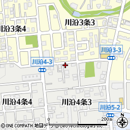 北海道札幌市南区川沿４条3丁目7-37周辺の地図