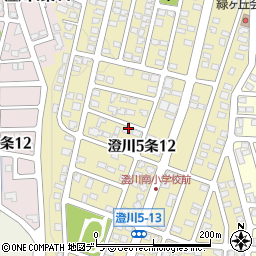 北海道札幌市南区澄川５条周辺の地図