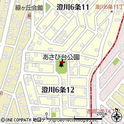 澄川あさひ台公園周辺の地図