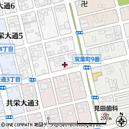 北海道釧路市新栄町3-17周辺の地図