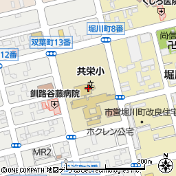 北海道釧路市双葉町4周辺の地図