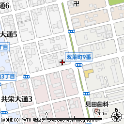 北海道釧路市新栄町3-13周辺の地図